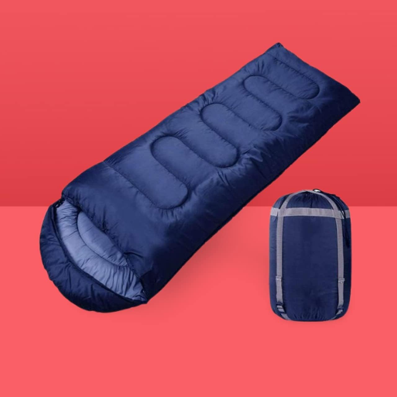 ONKAR Inc Portable and Lightweight Sleeping Bag Best for Motorcyclists, Cyclists, Backpackers, Traveling, Camping