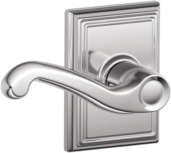 SCHLAGE F10FLA716ADD Addison Collection Flair Passage Lever, Aged Bronze