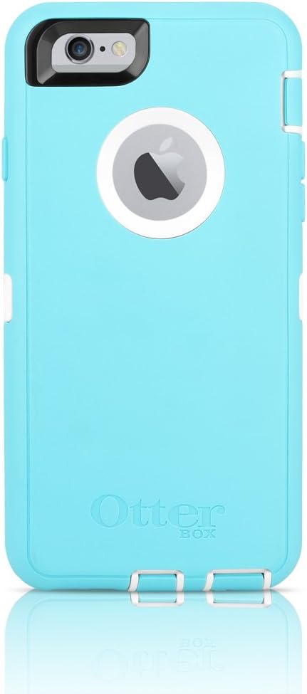OtterBox Defender Series Case & Holster for Apple iPhone 6 / 6S 4.7" (Ocean Mist) - Light Teal / White - ONLY for iPhone 6/6S 4.7" Version