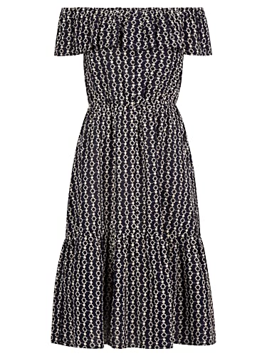 ApartFashion Damen L ssiges Abendkleid, Blau-creme, S EU