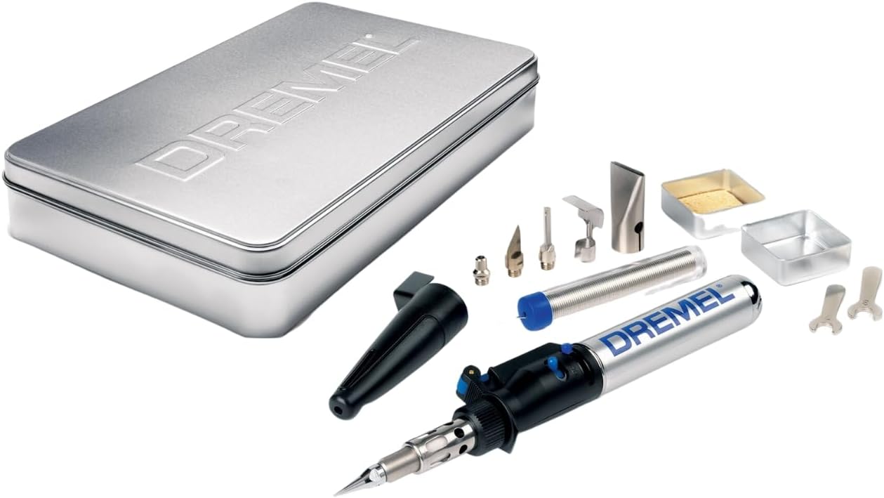 DREMEL Gas Soldering Iron Kit. For Carpentry workshops,Consumer electronics, Robotics and automation | Model: F0132000JA