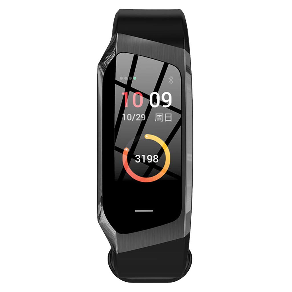 Fitness Trackers, Activity Tracker Monitor De Ritmo Cardíaco Pulsera Podómetro con Monitor De Sueño Reloj Inteligente, para Hombres Mujeres Niños Android iOS