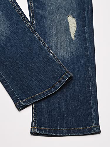 Image of Tommy Hilfiger Boys' 5-Pocket Stretch Slim Straight Leg Denim Jean, Zipper Fly & Button Closure