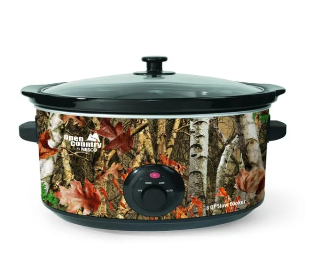 Generic Camouflage Open Country Slow Cooker 8 Quart