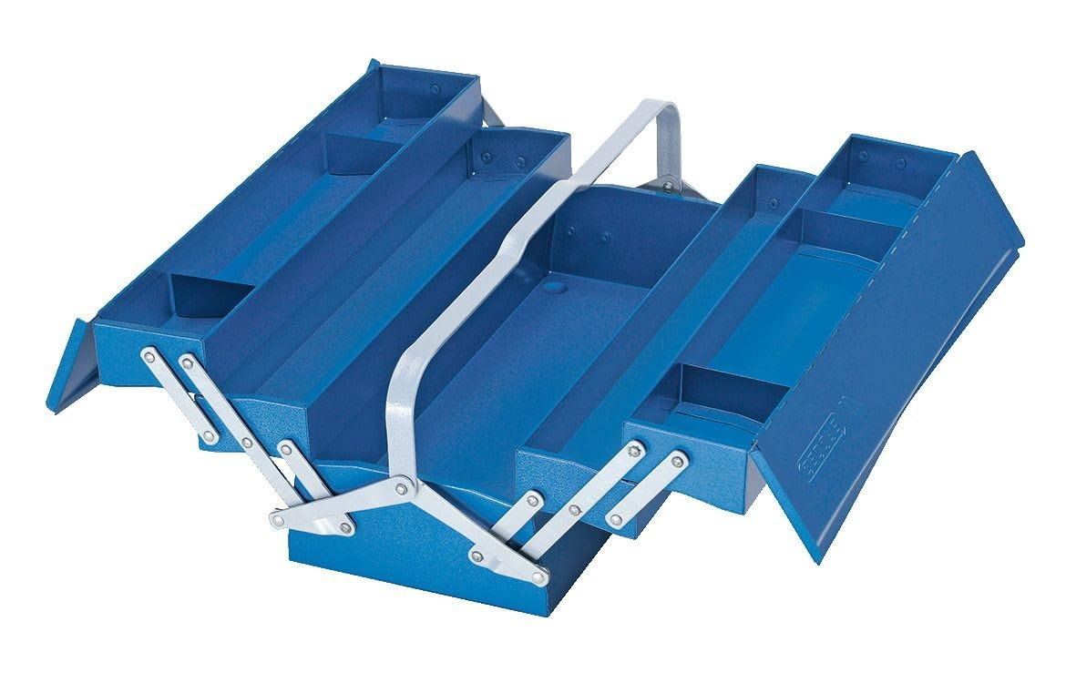 Gedore Blue Tool Box, Empty, 5 Compartments, 210 X 535 X 225 Mm
