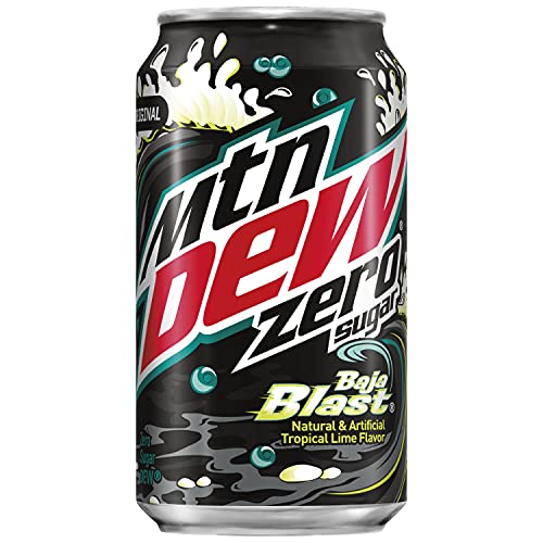 Moutain Dew Baja Zero, Black, 144 Fl Oz