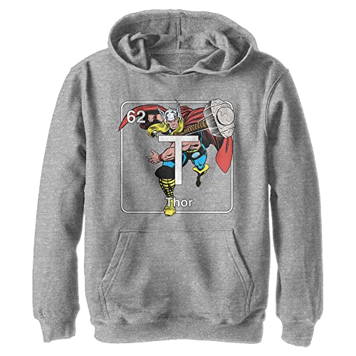 Sweat Marvel Thor pour enfant sweat-shirt à capuche classique imprimé Avengers noir