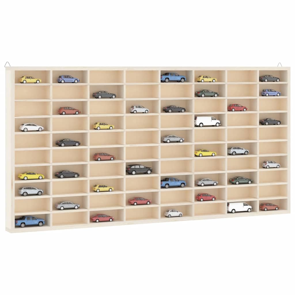Sammlervitrine aus Holz mit Türen 80x8,5x37 cm | -de