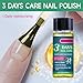 Nail Strengthening & Hydrating Oil, Clear Nail Care Polish for Dry or Weak Nails, Lightweight Daily Nail Care, Natural Gloss Finish, 15ml