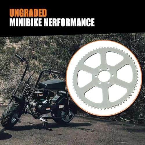 Image of JNDO Mini Bike Rear Sprocket 65 Teeth #35 Chain Sprocket Go Kart Sprocket Suitable for Coleman Ct100u Cc100x Motovox Mbx10 Mbx11 Baja Mega Moto Mm-B80 Mm-B105 Mini Bike Predator 79cc 89cc 100cc 2.8hp