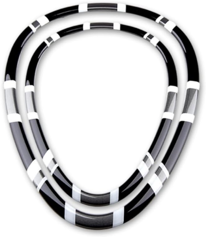 Car Air Outlet Vent Cover Shell Exterior Decorative Trim Sticker Compatible with MINI Cooper F Series F55 Hardtop F56 Hatchback 2014+ (Gray Jack)