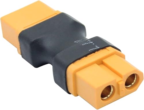 Miniatura 4 de Adaptador de conector XT60 hembra a hembra, conector XT60 sin adaptador de cable convertidor para RC Lipo Battery Drone Toy Car etc. (2 piezas)