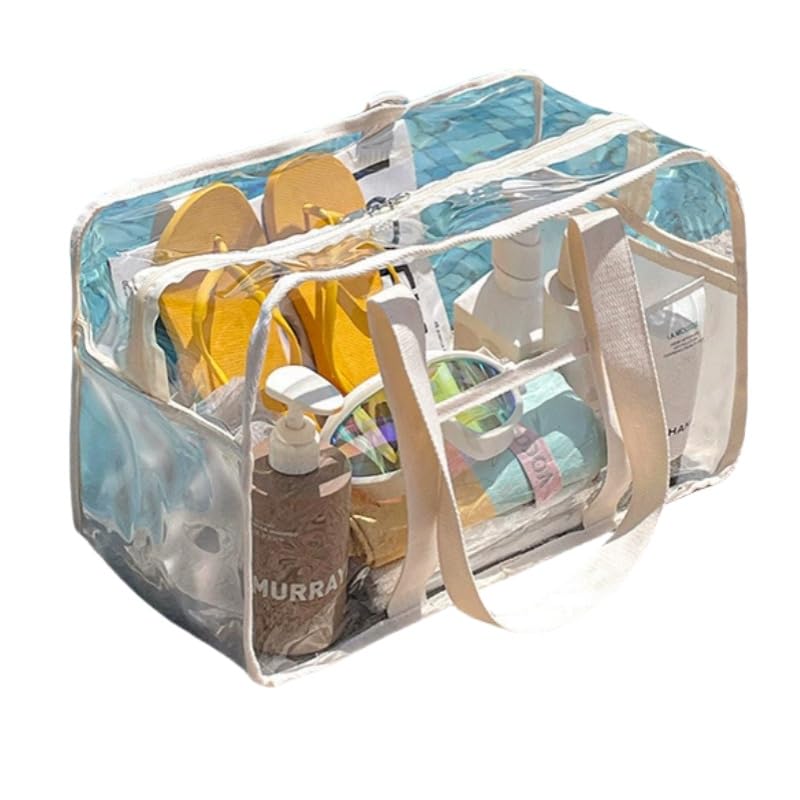 Beach Bag - Mesh Beach Handbag Suitable for Women's Various Holiday Gifts, Suitable for Beach Vacation, Swimming Pool Travel