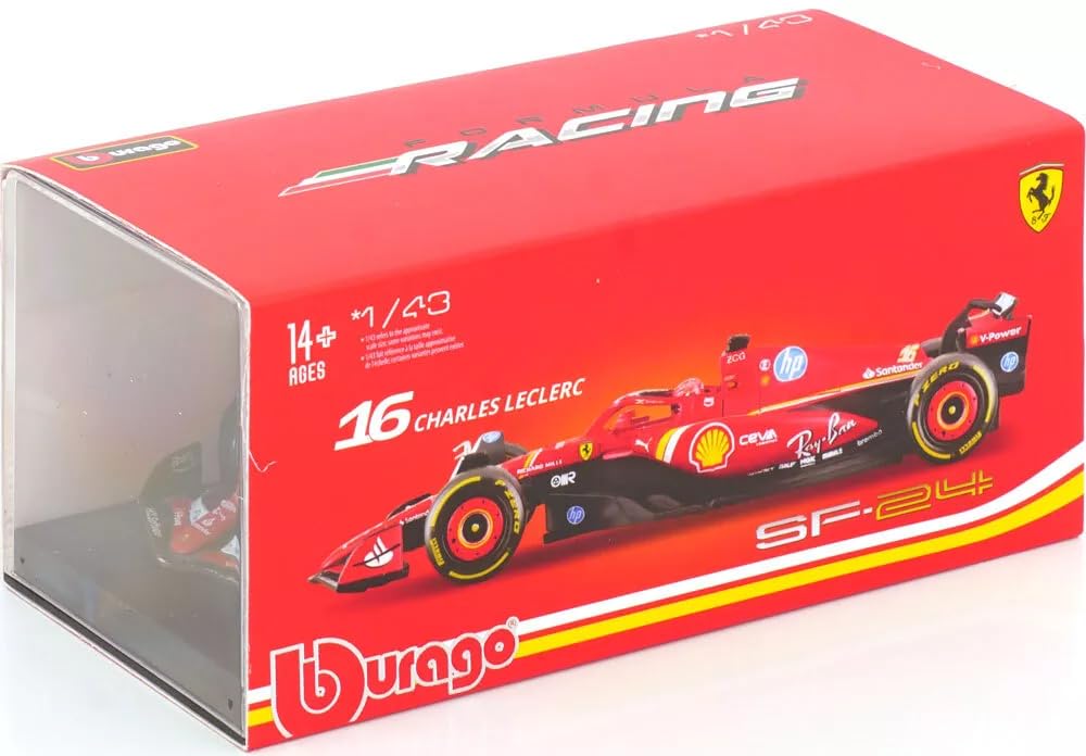 【サイン入り】2024年 シャルル・ルクレール（フェラーリ） ドライバーズカード 2024 C．ルクレール スクーデリア・フェラーリ 直筆サイン入