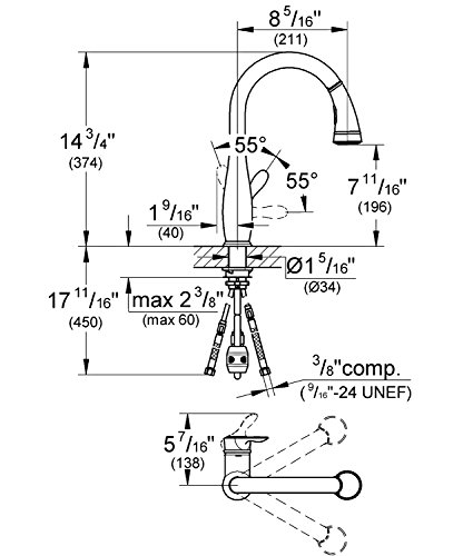 Review de Grifería para Fregadero Grohe los más solicitados. 17 Imagen adicional