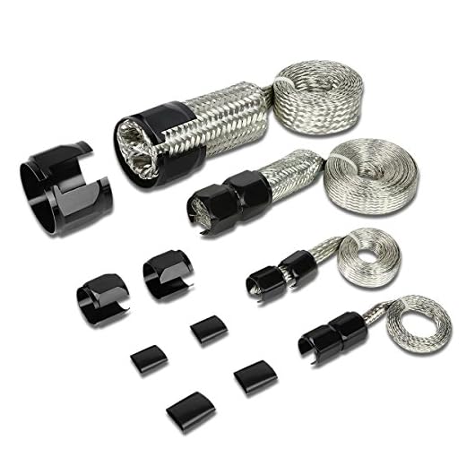 DNA MOTORING BH-BK Steel Braided Hose Kit