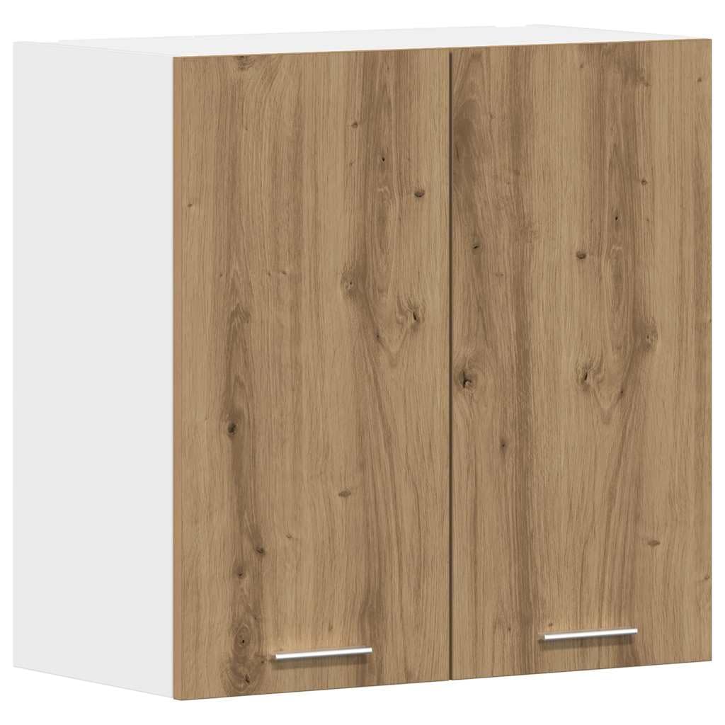 vidaXL Küchenwandschrank Lyon Artisan-Eiche 60x31x60 cm Holzwerkstoff, Wandschrank Küche, Küchenschrank, Wandschrank, Hängeschrank, Oberschrank