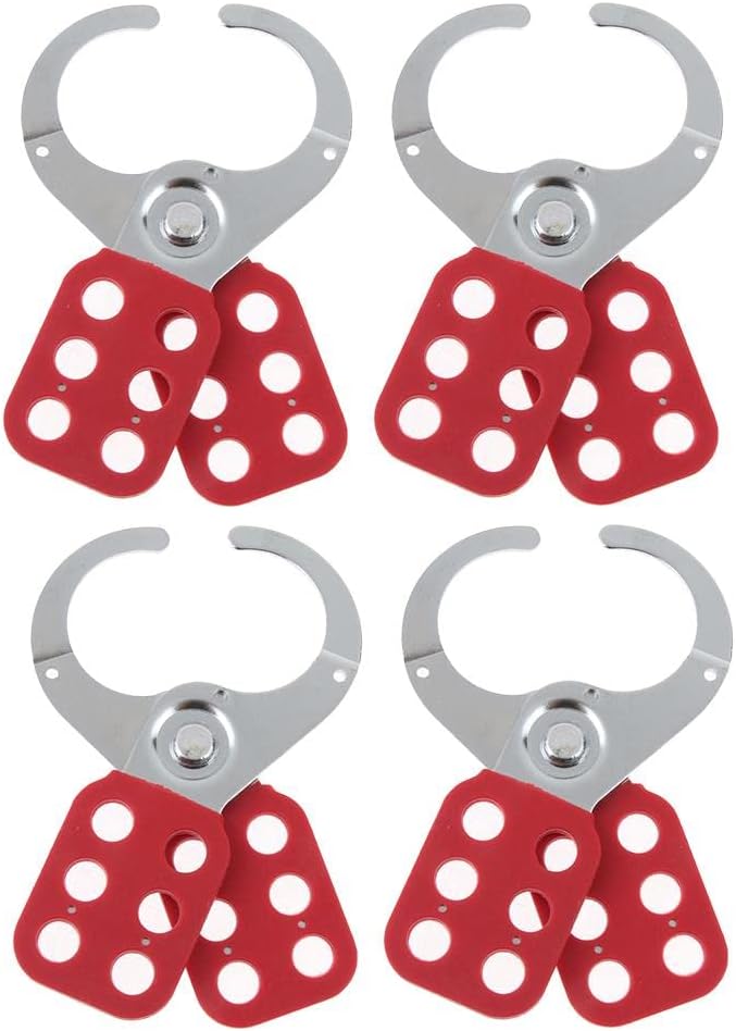 4pcs Steel Locking Hasp with 1.5 '' Diameter Tongue