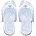 Beavorty Womens Slippers 1 pair of Pedicure Slippers Plastic Portable Folding Slippers Shower Beach Slippers Lightweight Flip Flops Sandals for Salon Spa M 37-38 Womens Sandals