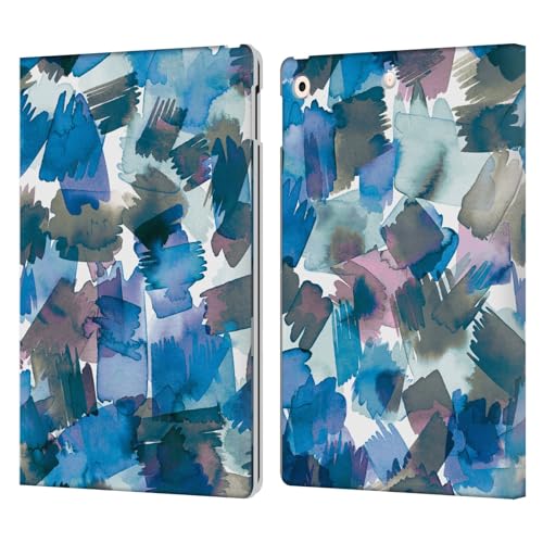 Housse cuir iPad 10.2 premium aux finitions soignées style Ninola abstrait