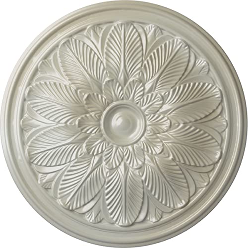 Image of Ekena Millwork CM22BOFBS 22 5 /8 OD x 1 3 /4 P Bordeaux Ceiling Medallion fits Canopies up to 3 1 /4, Flash Blue