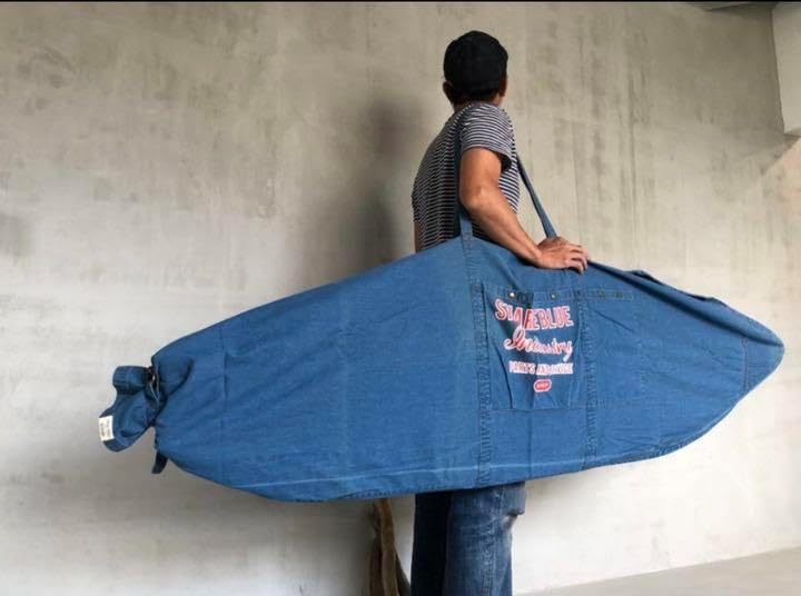 貴重 海外製 サーフボードバッグ サーフボードケース デニム 貴重 海外