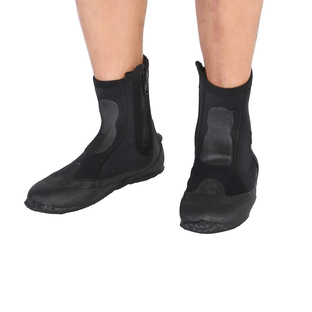 Generic KEEP DIVING 5mm Neoprenowe Buty do Nurkowania Miękkie i Wygodne Buty do Wody Snorkelingu, Pływania i Nurkowania Czarny Rozmiar M-L-XL-2XL