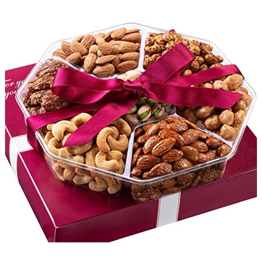 Fathers Day Nuts Gift Basket - Great Gift for Fathers Day - Assortment Of Sweet & Salty Dry Roasted Gourmet Nuts - Extra Large Assorted Food Gift Box for Men, Dad, Papa, Him, Father, Husband, Grandfather, Holiday, Birthday