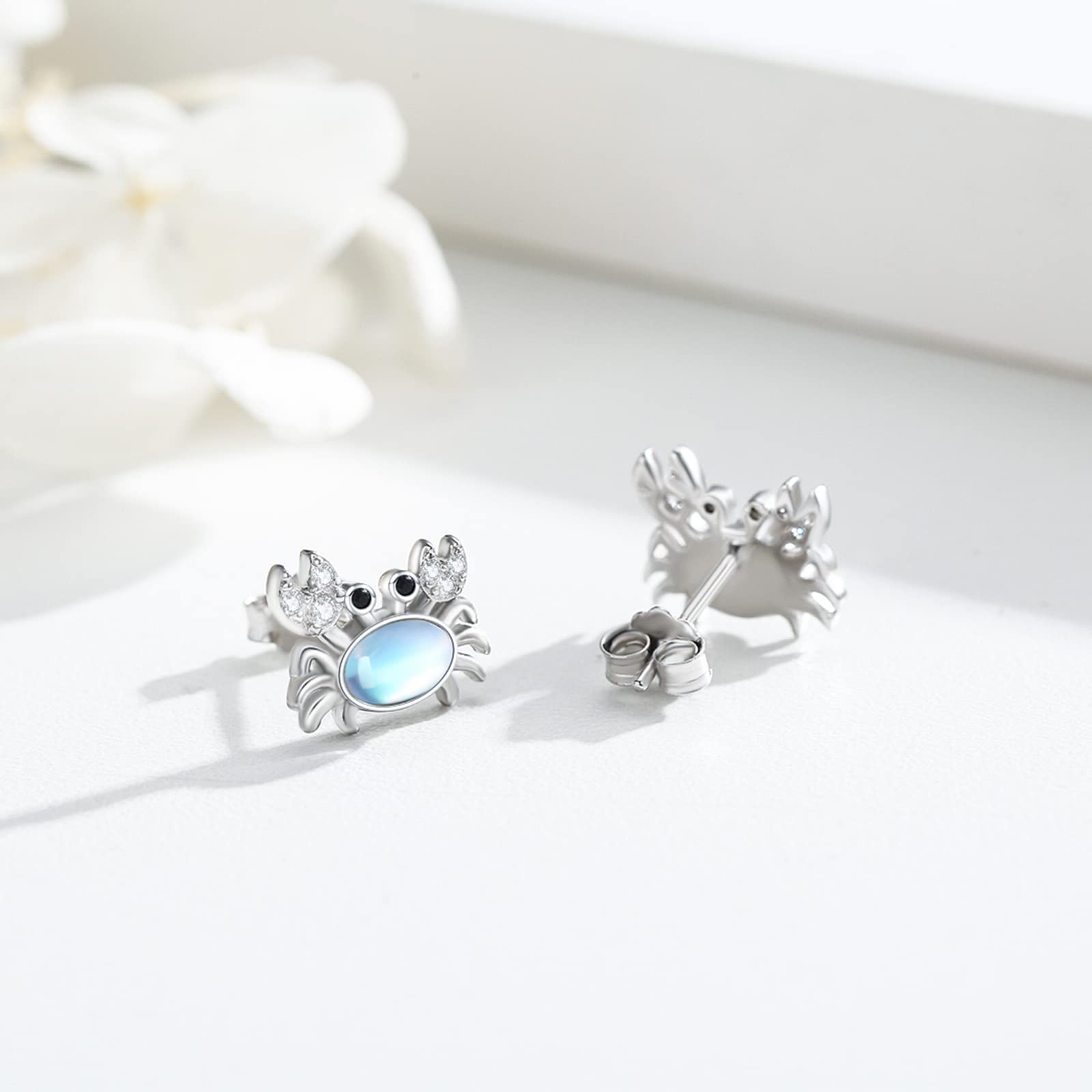 Meerestiere Ohrringe 925 Sterling Silber Wal Octopus Schildkröte Krabben Delphin Orca Wal Ohrstecker Meerestiere Schmuck Geschenke für Frauen