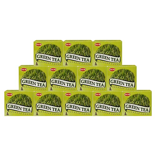Green Tea Incense Cones And Cone Incense Burner Bundle Insence Insense Hem Incense #TOP3