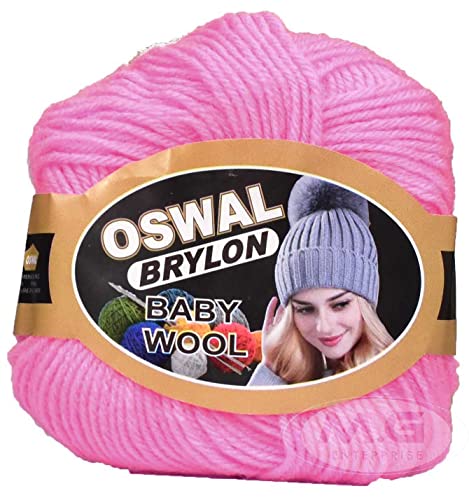 Image of OS WAL 100% Acrylic Wool Magenta 4pc Wool 4 ply Wool Ball Hand Knitting Wool /Art Craft Soft Fingering Crochet Hook Yarn-AM Art-AEBJ