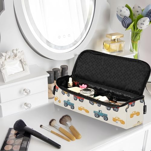 Bolso organizador de viaje resistente al calor para herramientas de cabello Monster Design Marble miniatura 7