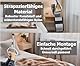FabaCare Bettgalgen Handgriff, ergonomisch geformt, Trapezgriff, Bettgriff, Aufrichtgriff, Bügelgriff, Stangengriff, Balkengriff, Handfasser für Aufrichthilfen, Komfortgriff TGN-RSG70-V