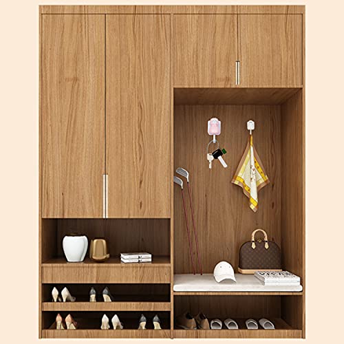 Nuannuan 4 Pieces Coat Hooks Cute Cat Shape Punch Free Adhesive Hooks, Plastic Creative Home Storage Utility Wall Decorations Hanger Holder For Hanging Hat Towel Backpacks Key Scarf Bags #TOP7