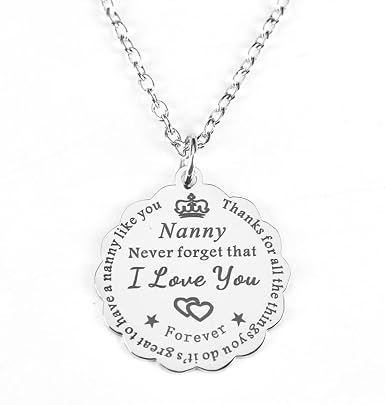 Amazon.com: Nanny Gifts Nan Necklace 