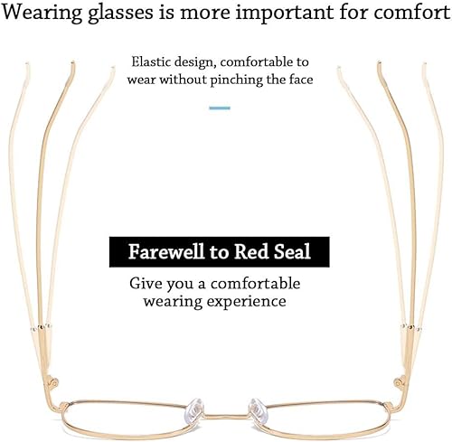 Miniatura 6 de HomeSoGood Gafas ópticas de decoloración con bloque de luz para mujeres y hombres, marco ultraligero de gran tamaño, gafas de protección para los