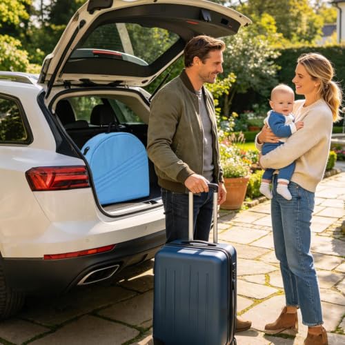 Cuna de viaje transpirable lavable y plegable para niños 3