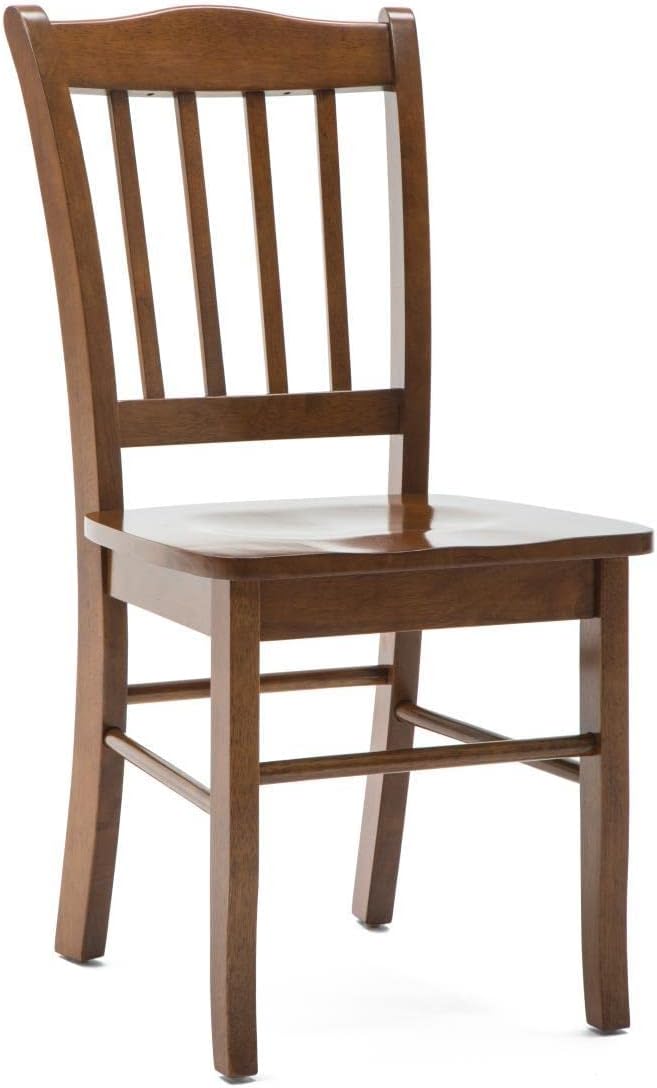 Boraam Shaker Chair, Walnut, Set of 2