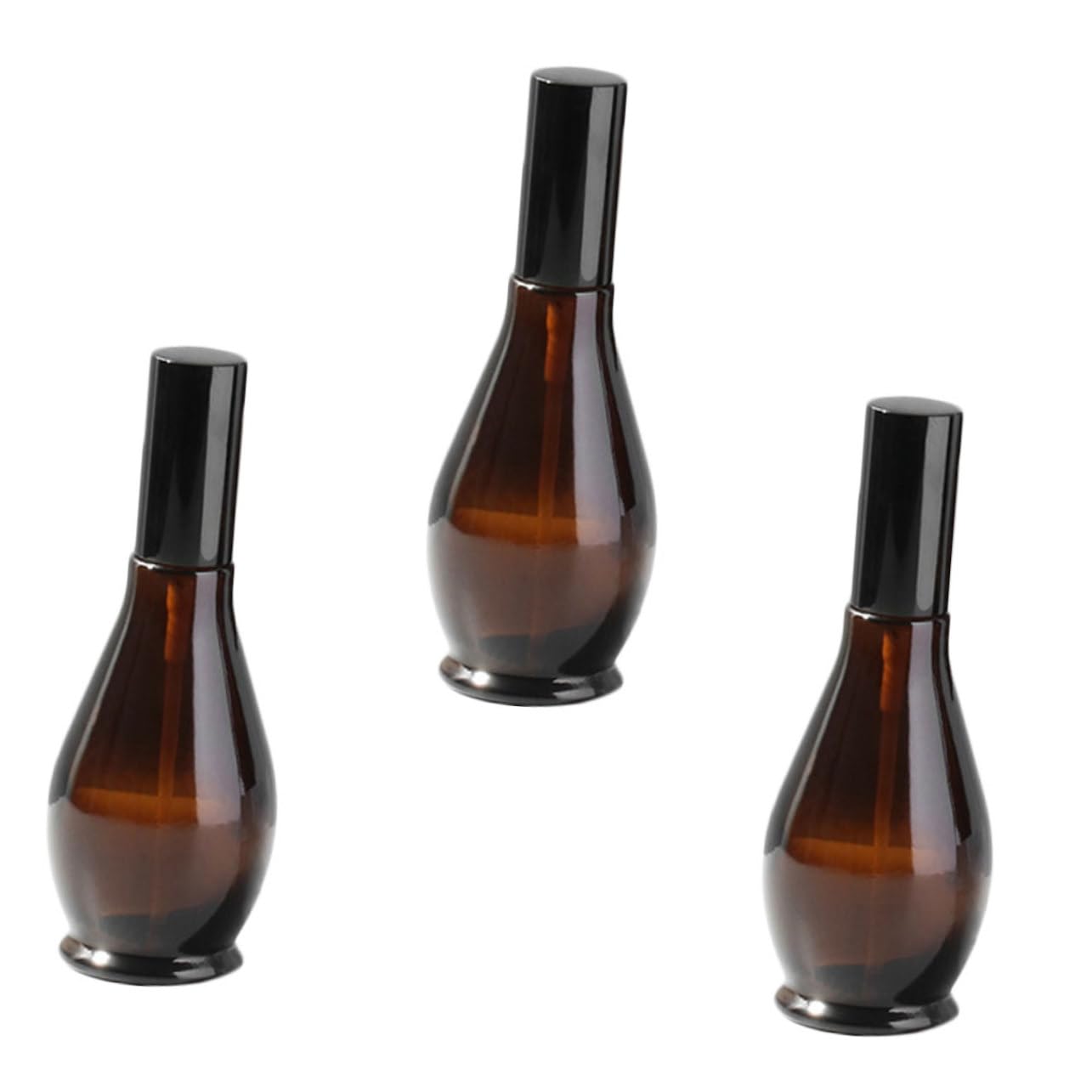 FRCOLOR Bottiglia Spray Vetro Ricaricabile Anti-luce Nebulizzatore Finissimo 3 Pezzi per Essenze Oli Aromaterapia da Viaggio