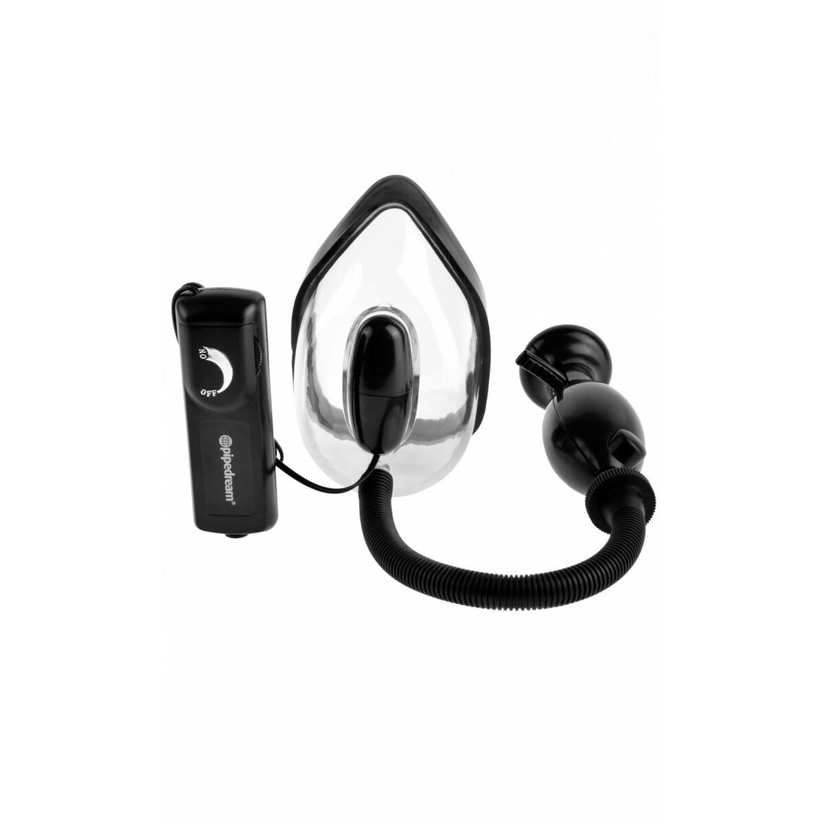 Pipedream FF Extreme Vibrating Pussy Pump, Black/Transparent