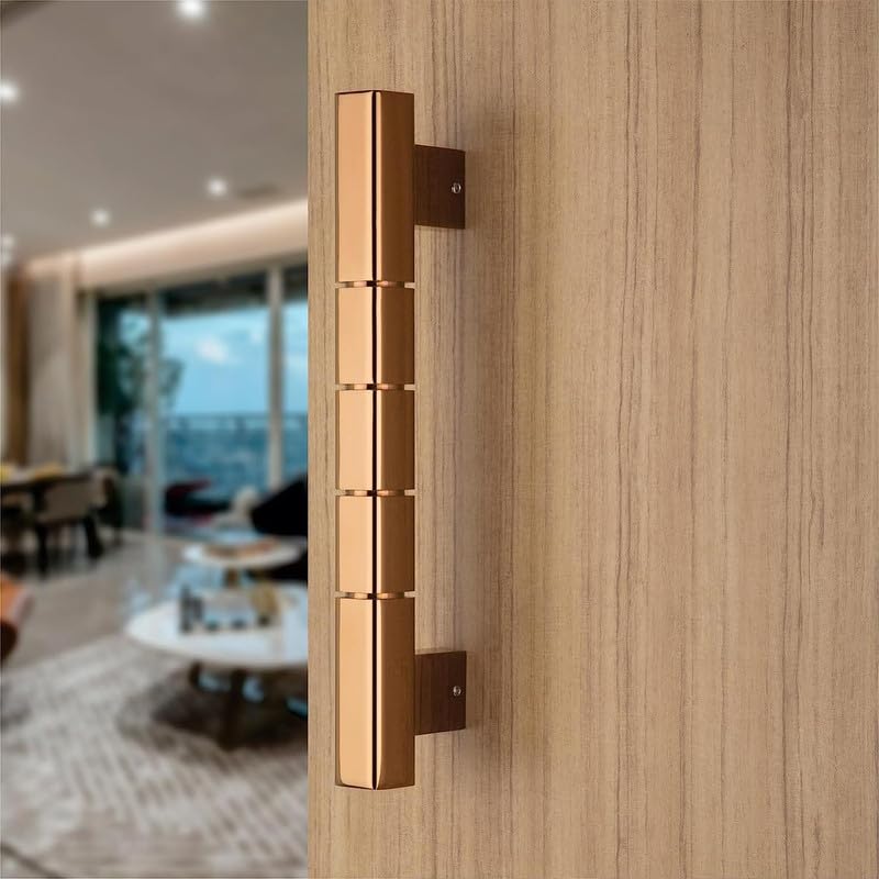 HARDWARE HUB Stainless Steel 10 Inch Main Door Handles for Main Door | Glass Door Handle | Door Push Pull Handle for All Door [ Pack of 1,Rose Gold Finish 04] (B0CJCM6Q1M) Amazon Price History, Amazon Price Tracker