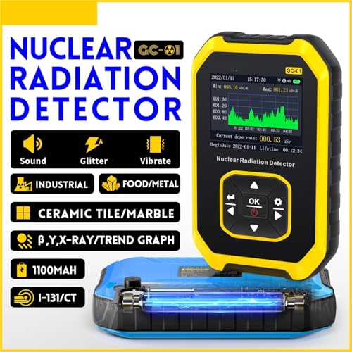 Medidor Geiger Gauss Meter Detector Radiación Nuclear GC-01 miniatura 2