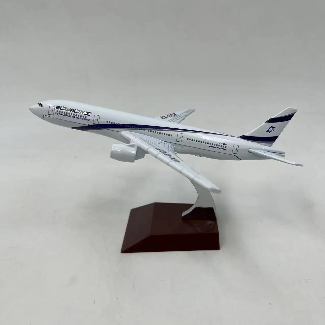 Modèle d'avion en alliage injecté B777 miniature de collection haute précision