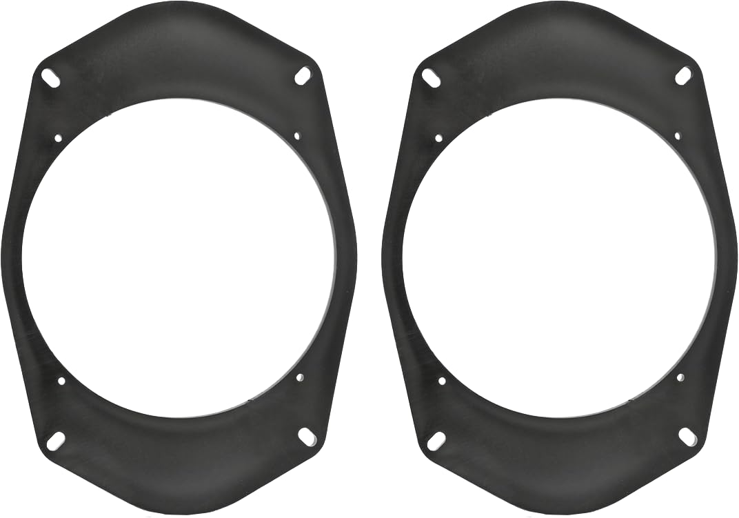 IPNOSIS Coppia Supporti Anteriori e/o Posteriori da 6 x 9 a 16,5 cm riduzione per altoparlanti per Fiat e Jeep IP-SP155/B