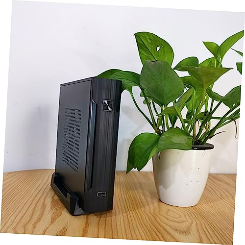 Soporte móvil ajustable para CPU POPETPOP 2 piezas para gabinete de computadora, rack ajustable en altura para soporte multi-funcional de host de computadora, diseño para gamers y estudiantes miniatura 2