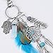 Sunrisee Dream Catcher Keychain Fashion Boho Ornament Feather Key Ring