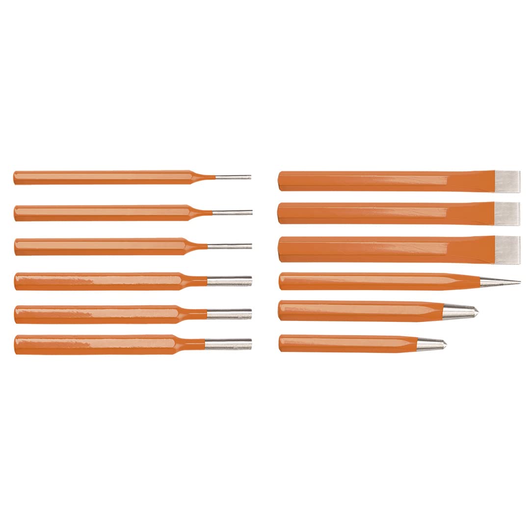 Neo Tools 33-062 Poinçon et coupe-froid Lot de 12 pièces