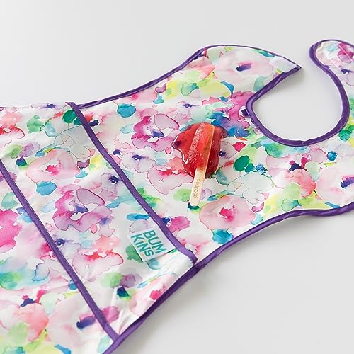 image for Bumkins Bibs for Girl or Boy, SuperBib Baby and Toddler for 6-24 Mos, 