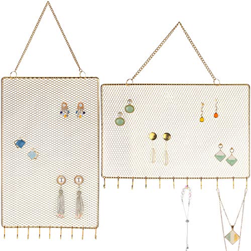 Heesch 2pack earring wall holder hanging earring organizer wall m…