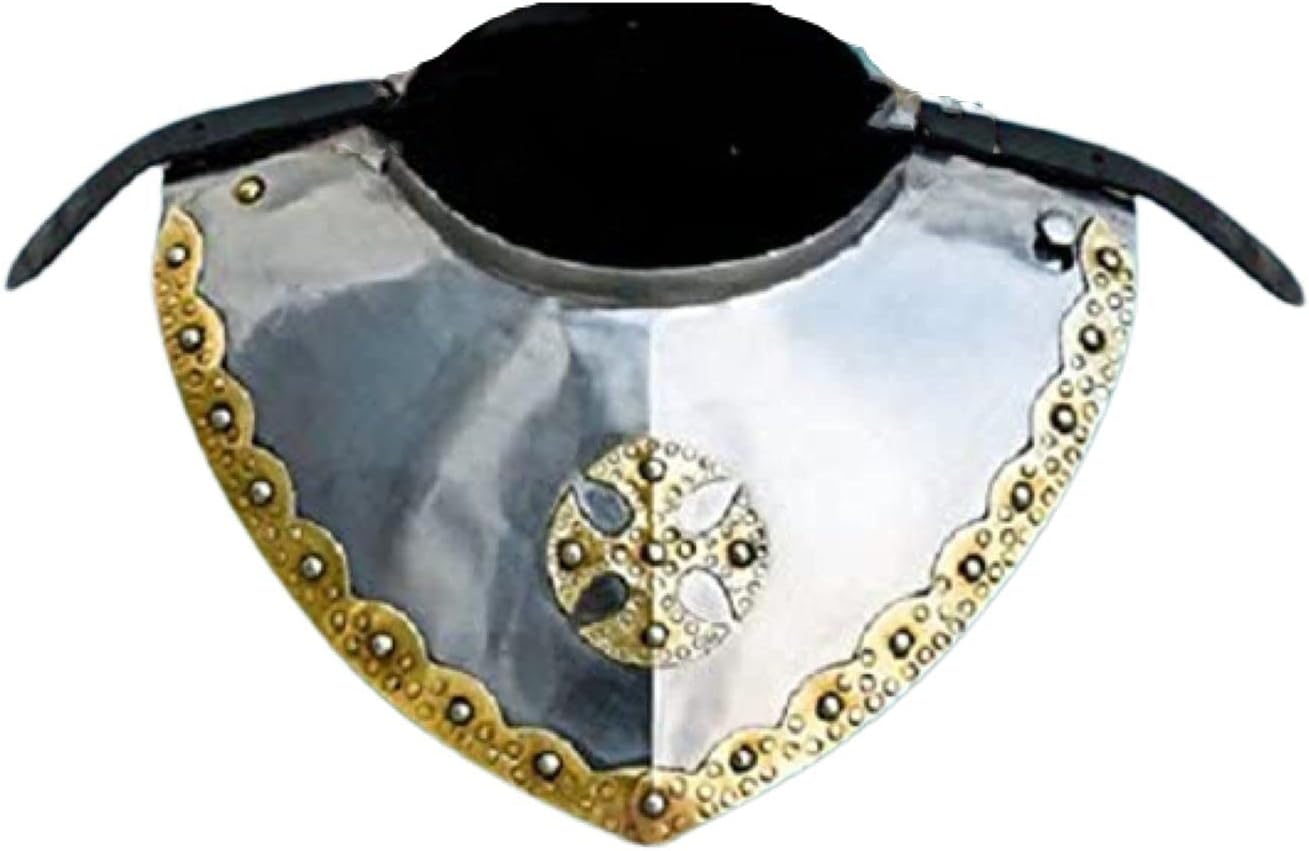 Nauticalmart Combat Hussar Gorget LARP Medieval Fantasy Steel Gorget
